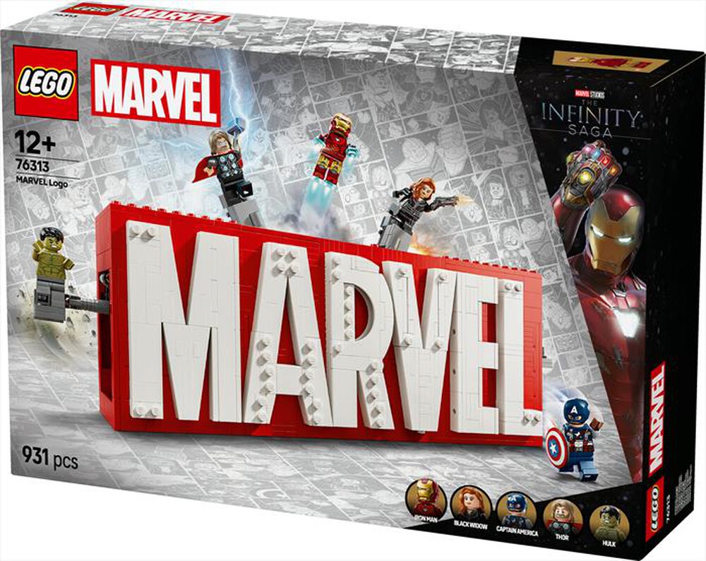 Immagine del prodotto LEGO - SUPER HEROES MARVEL Logo e Minifigure MARVEL 76313