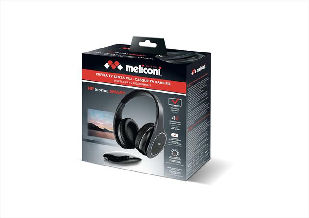 "MELICONI - Cuffie con archetto HP DIGITAL SMART-Nero"