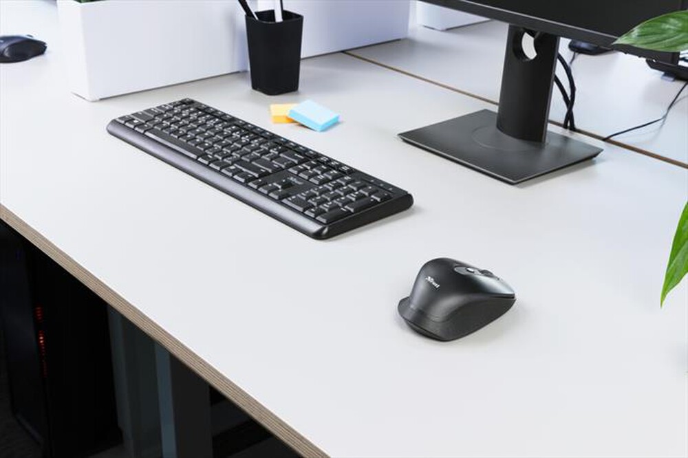 Immagine del prodotto TRUST - OZAA RECHARGEABLE MOUSE BLACK-Black