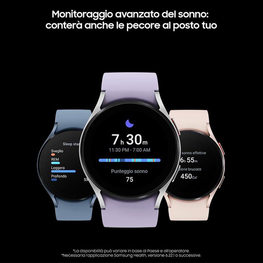 "SAMSUNG - GALAXY WATCH5 44MM BT, 1.5+16 GB-Silver"