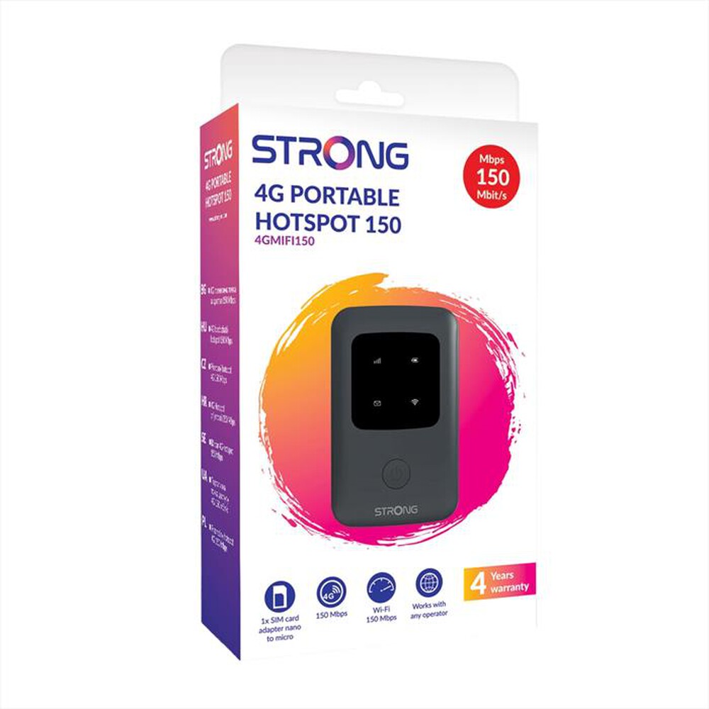 "STRONG - Modem-Router 4GMIFI150-Grigio scuro"