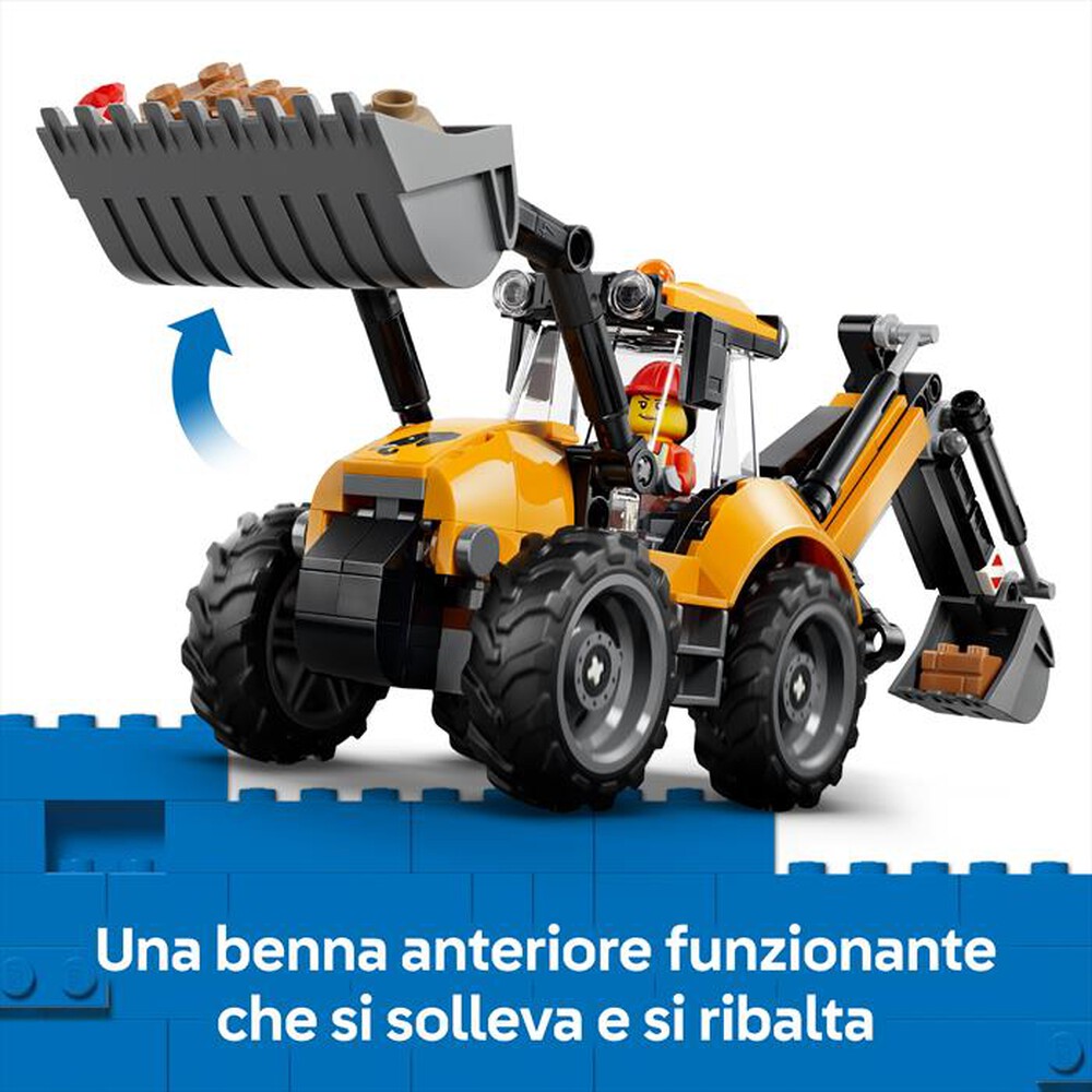 Immagine del prodotto LEGO - CITY Scavatrice da cantiere gialla - 60480