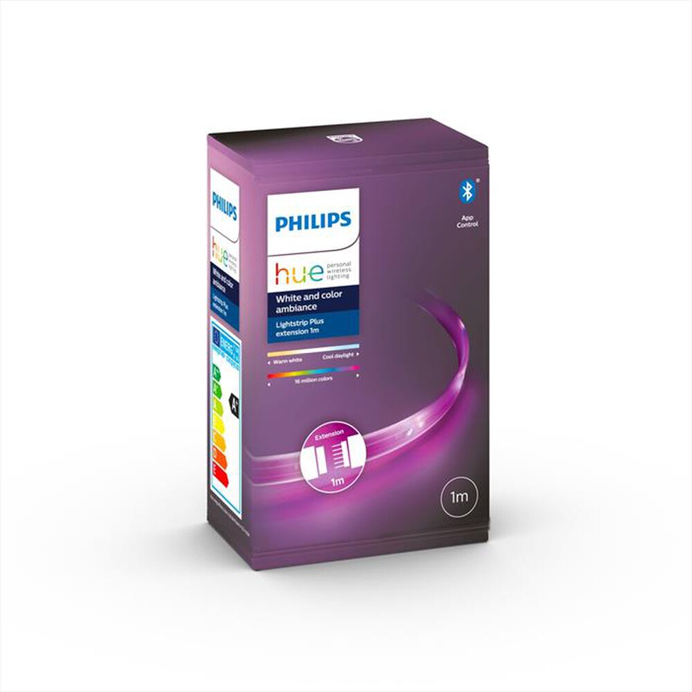 "PHILIPS - HUE LIGHTSTRIP PLUS  ESTENSIONE V4 STRISCIA 1 M WH-Multicolore"
