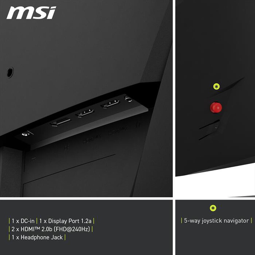 Immagine del prodotto MSI - Monitor LED 27" MAG 274CXF-Nero