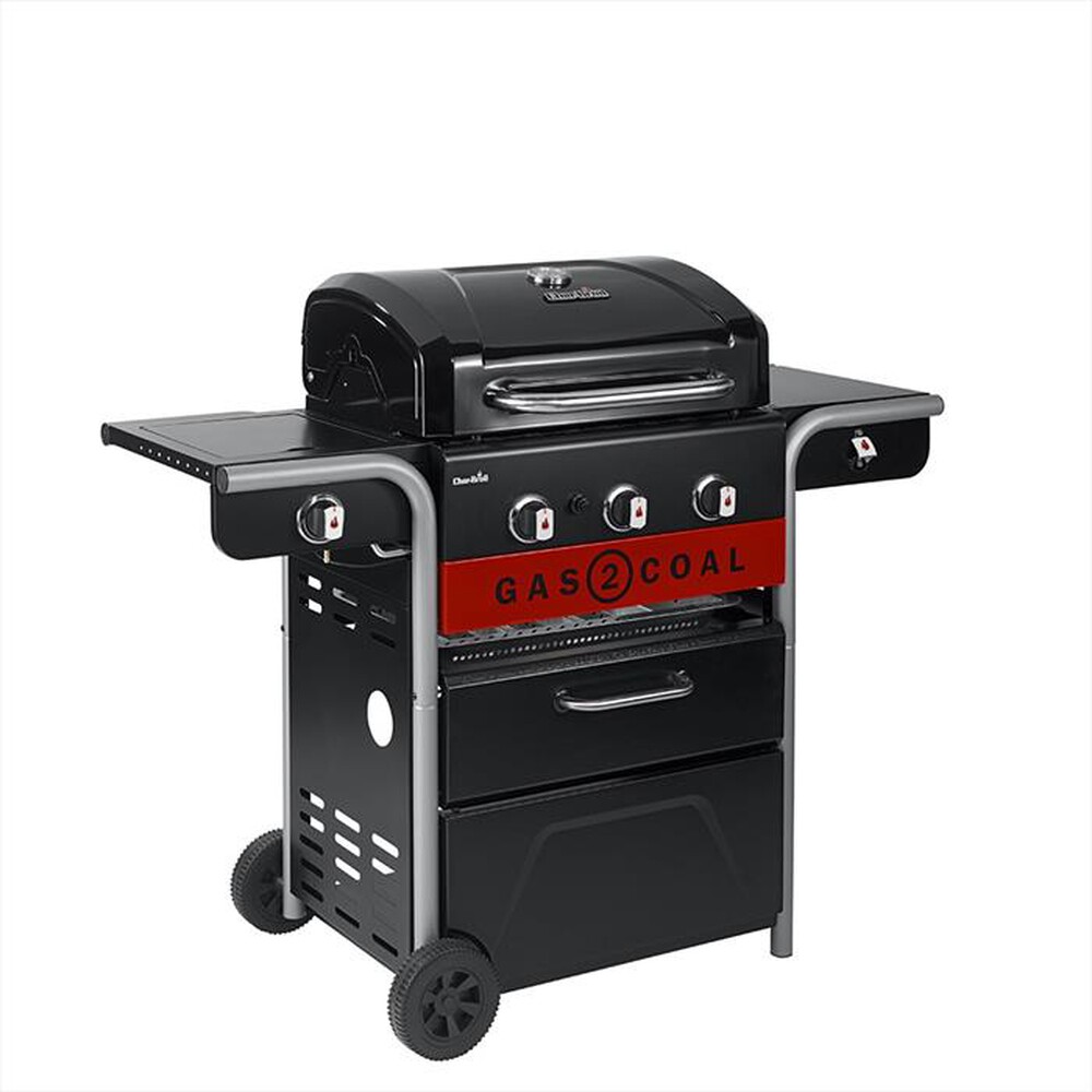 Immagine del prodotto CHAR-BROIL - Barbecue GAS2COAL 3 FUOCHI + 1-Black