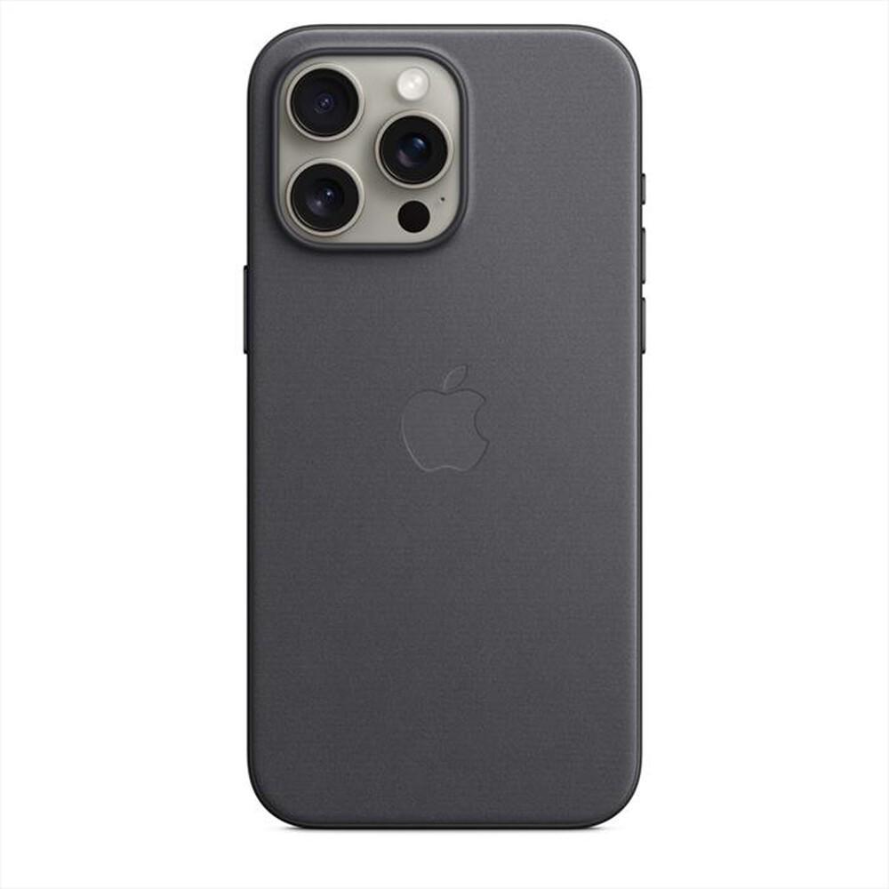 "APPLE - Custodia MagSafe tessuto iPhone 15 Pro Max-Nero"