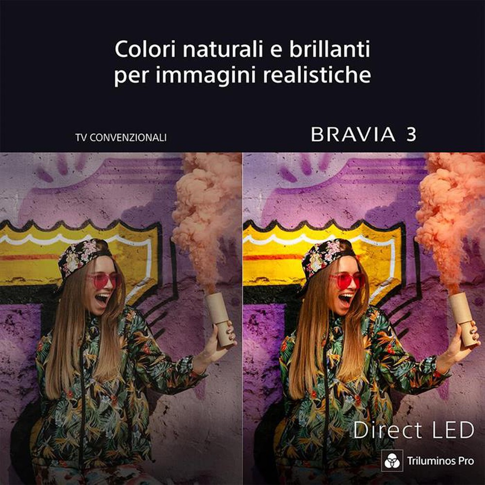 "SONY - Smart TV LED UHD 4K 43\" K43S39BP.CEI-Nero"