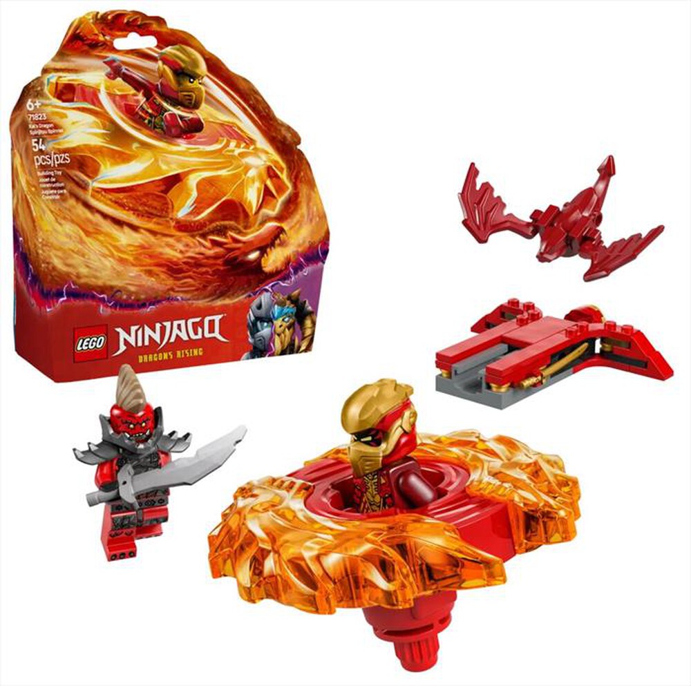 "LEGO - NINJAGO Spinner del drago Spinjitzu di Kai - 71823-Multicolore"