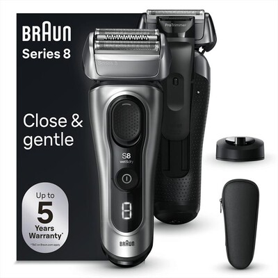 BRAUN - Rasoio SERIES 8-Argento