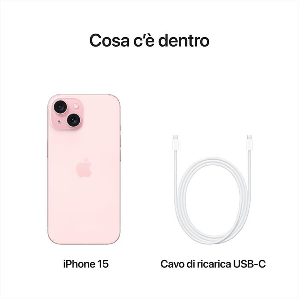Immagine del prodotto APPLE - iPhone 15 128GB-Rosa