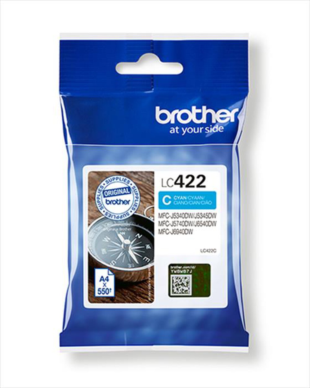 "BROTHER - Cartuccia LC422C-Ciano"