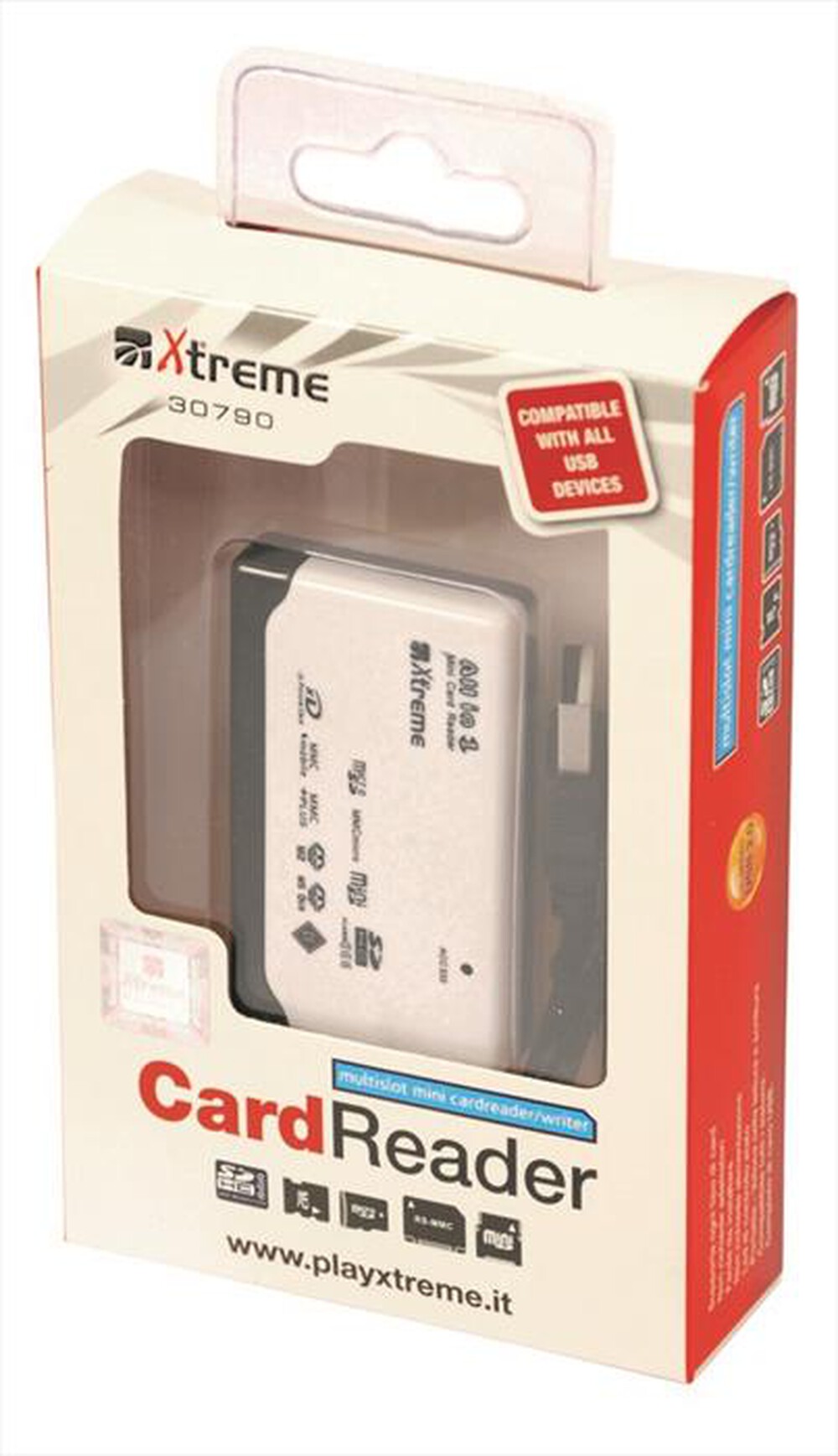 Immagine del prodotto XTREME - 30790 - All in 1 Mini Card Reader USB 2.0