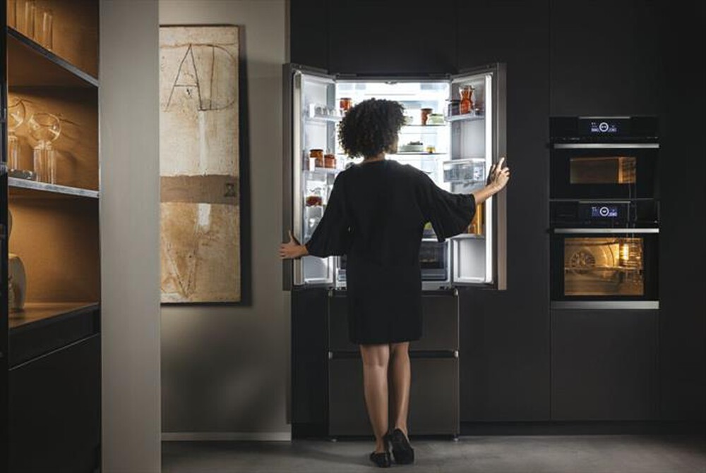 Immagine del prodotto HAIER - Frigorifero 4 porte HFR7720DWMP Classe D 477 lt-Platino, Stainless steel