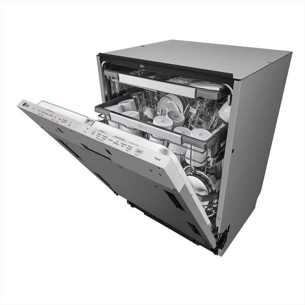 "LG - Lavastoviglie QUADWASH DB475TXS Classe A 14coperti-Acciaio"