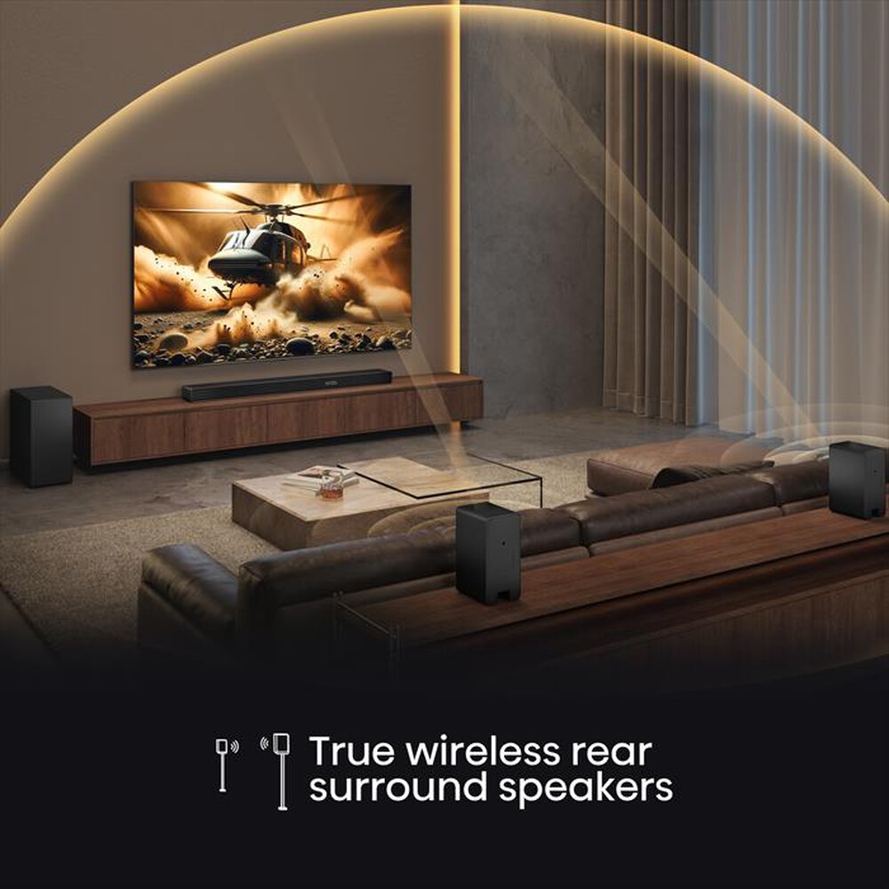 Immagine del prodotto HISENSE - Soundbar 600W + Subwoofer 280W AX5140Q-NERO