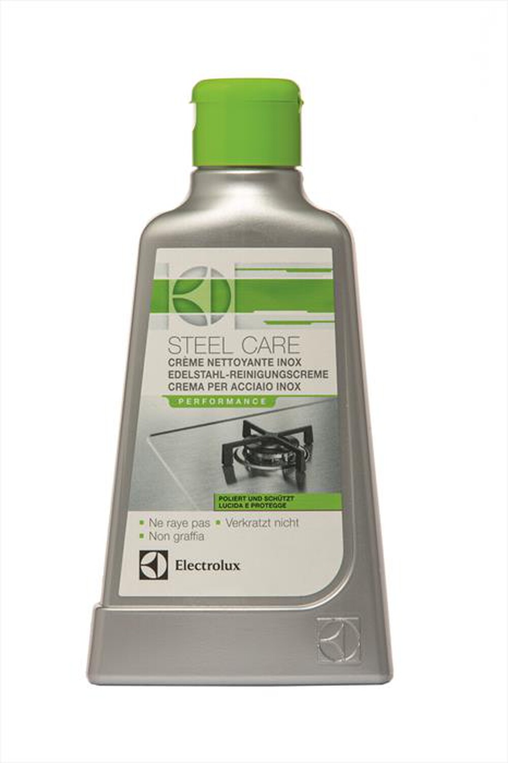 "ELECTROLUX - SteelCare cream  - Detergente per piani in acciaio"