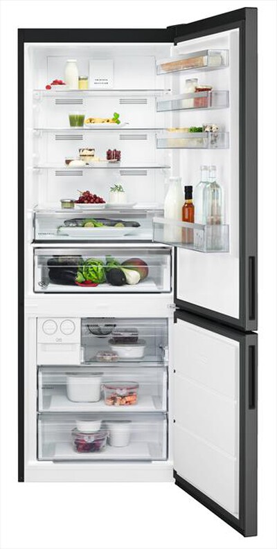 AEG - Frigorifero combinato RCB646E3MB Classe E 510lt-NERO (Matt Black)