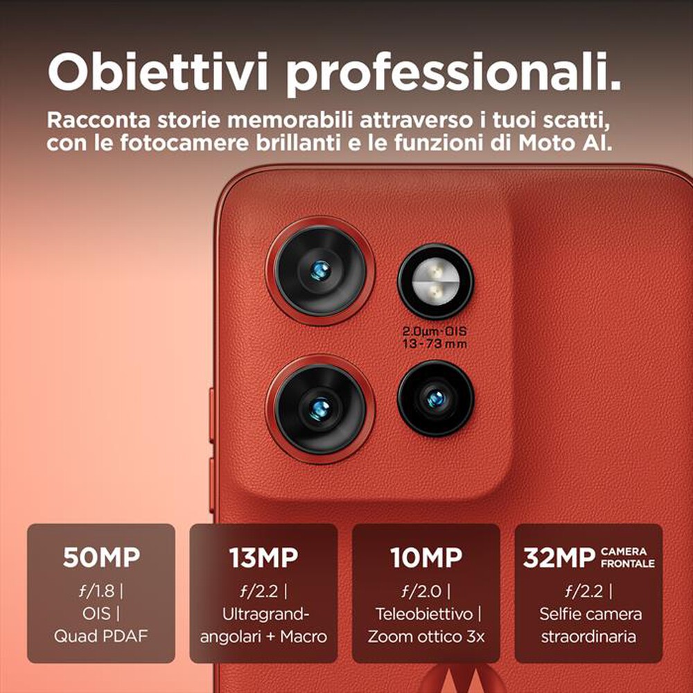 "MOTOROLA - Smartphone EDGE 50 NEO 12/512-PANTONE Poinciana"