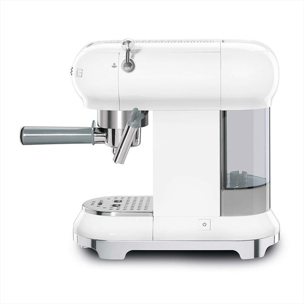 "SMEG - Macchina da Caffè Manuale 50's Style – ECF01WHEU-bianco"