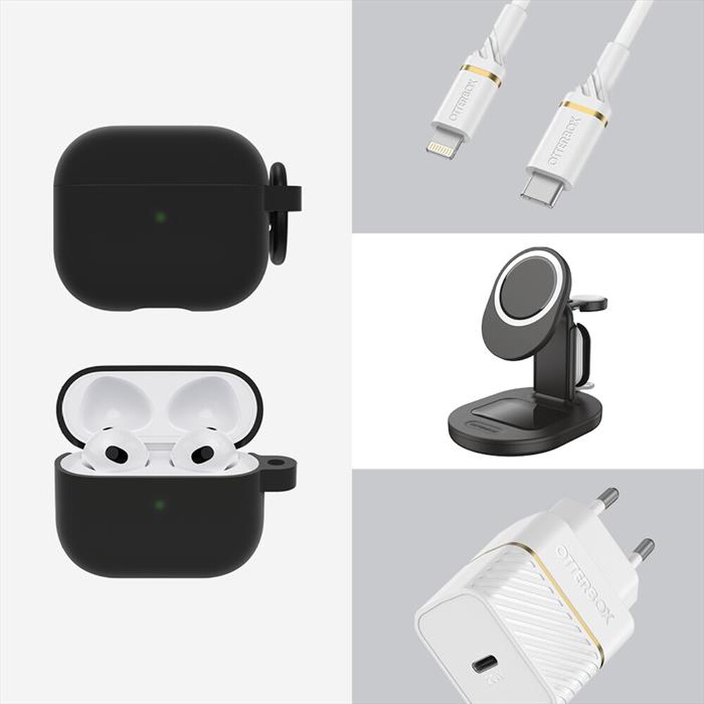 "OTTERBOX - CUSTODIA PER AIRPODS TERZA GENERAZIONE-nero"
