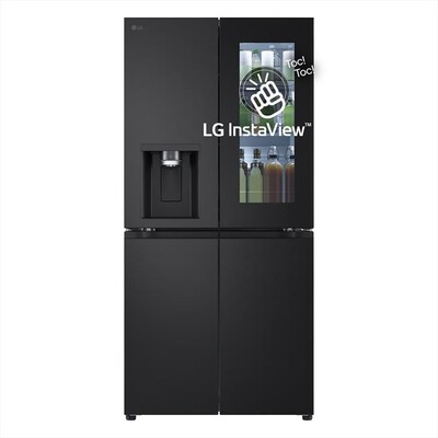 LG - Frigorifero 4 porte GMG860EPBE Classe E 508L-Black