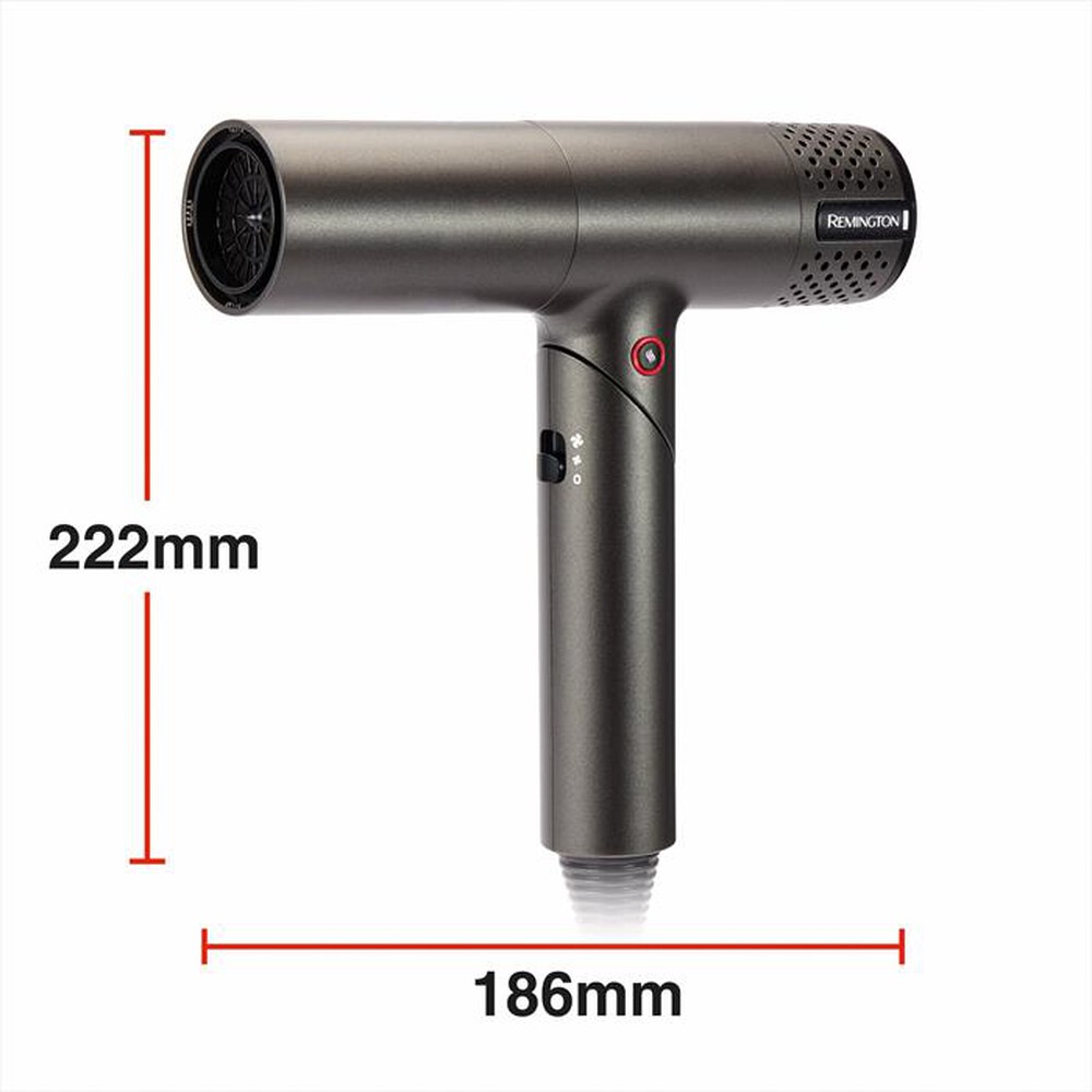Immagine del prodotto REMINGTON - Asciugacapelli Digitale ONE Dry&Style EC6077-Grigio metallico