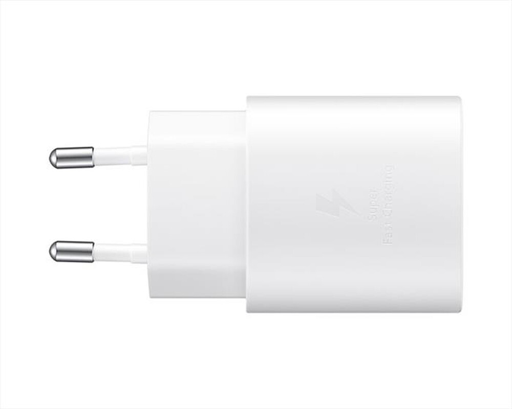 "SAMSUNG - 25W TRAVEL ADAPTER (W/O CABLE)-Bianco"