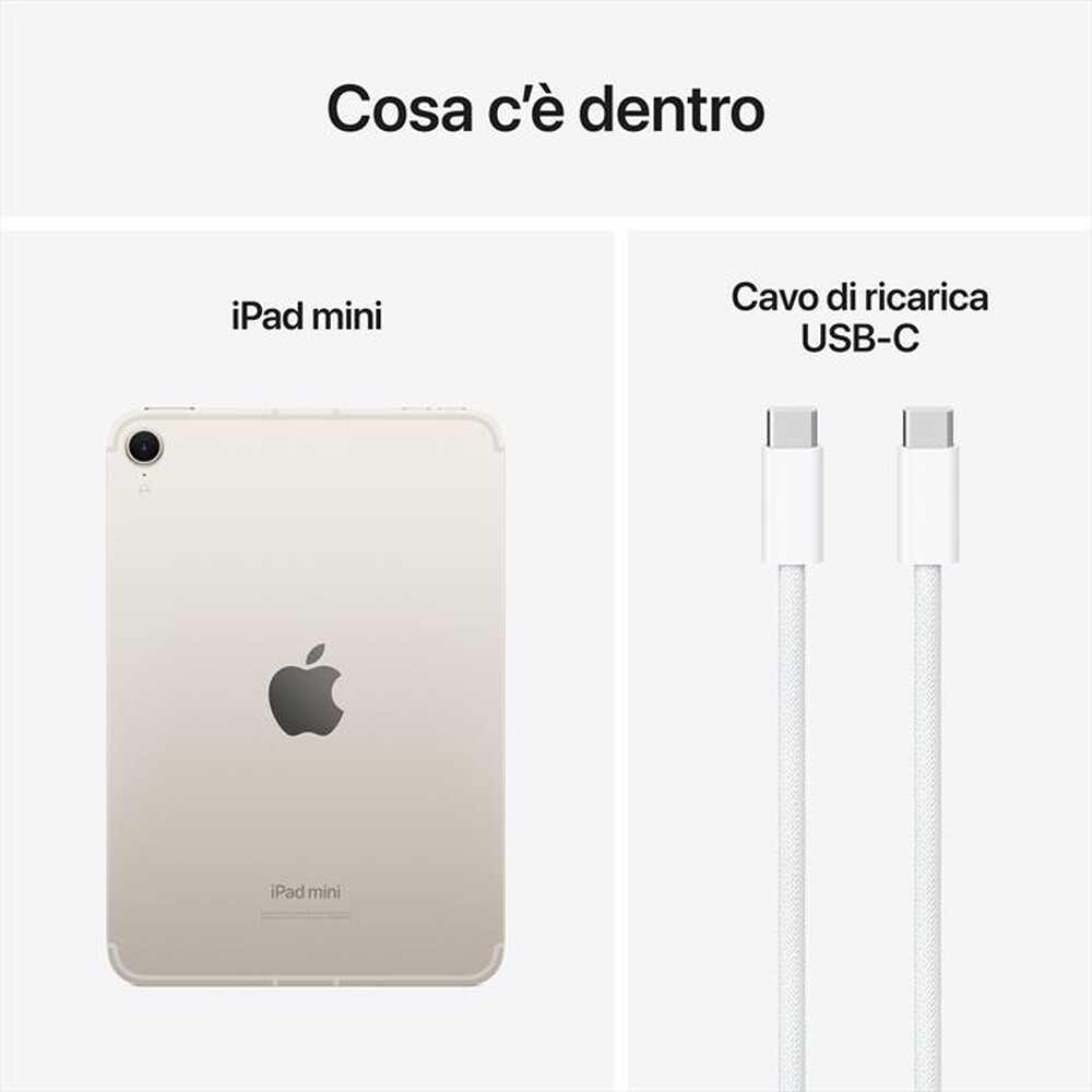 "APPLE - iPad Mini Wi-Fi + Cellular 256GB-Galassia"