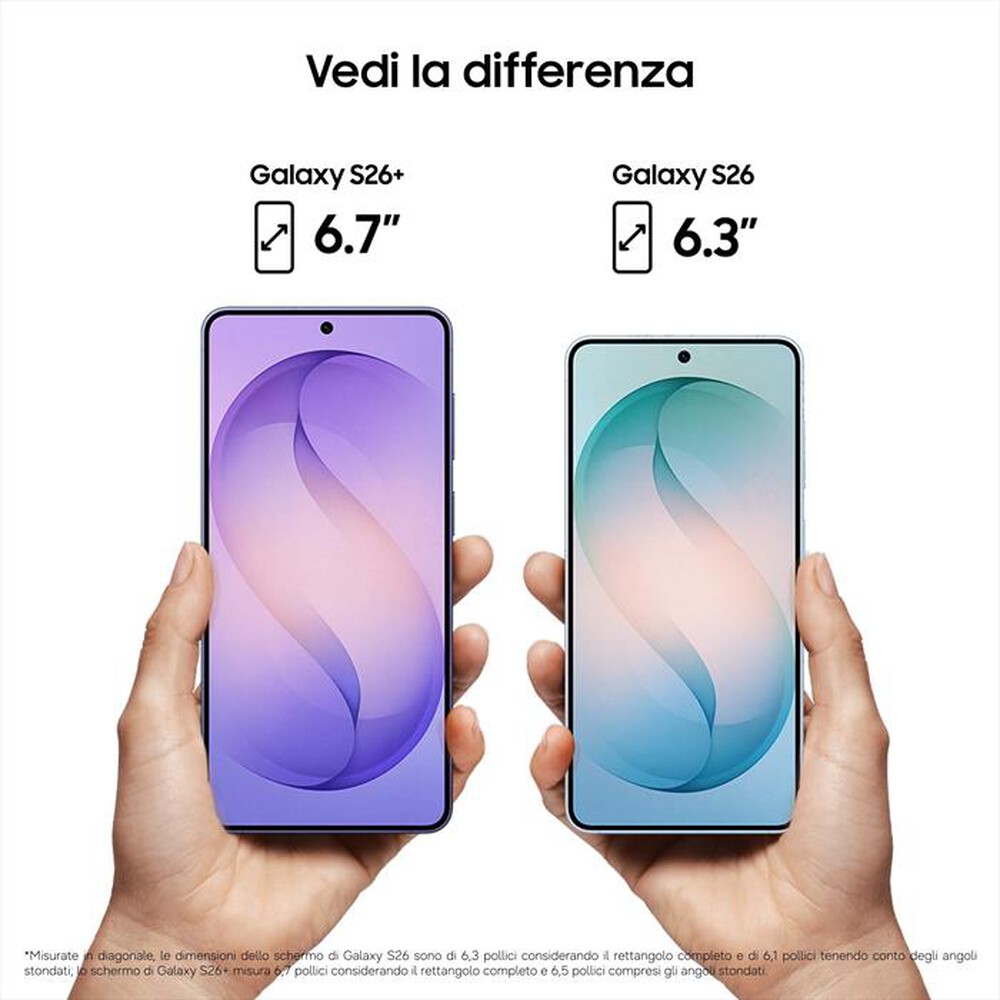 Immagine del prodotto SAMSUNG - Smartphone Galaxy S26 512GB/12GB-Cobalt Violet
