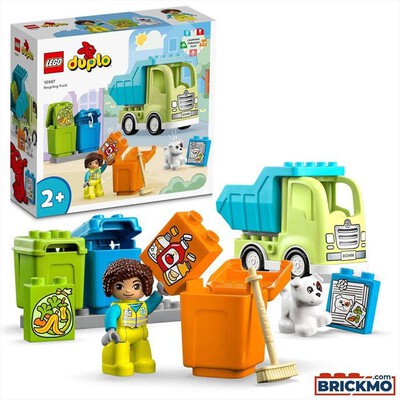 LEGO - DUPLO Camion riciclaggio rifiuti - 10987