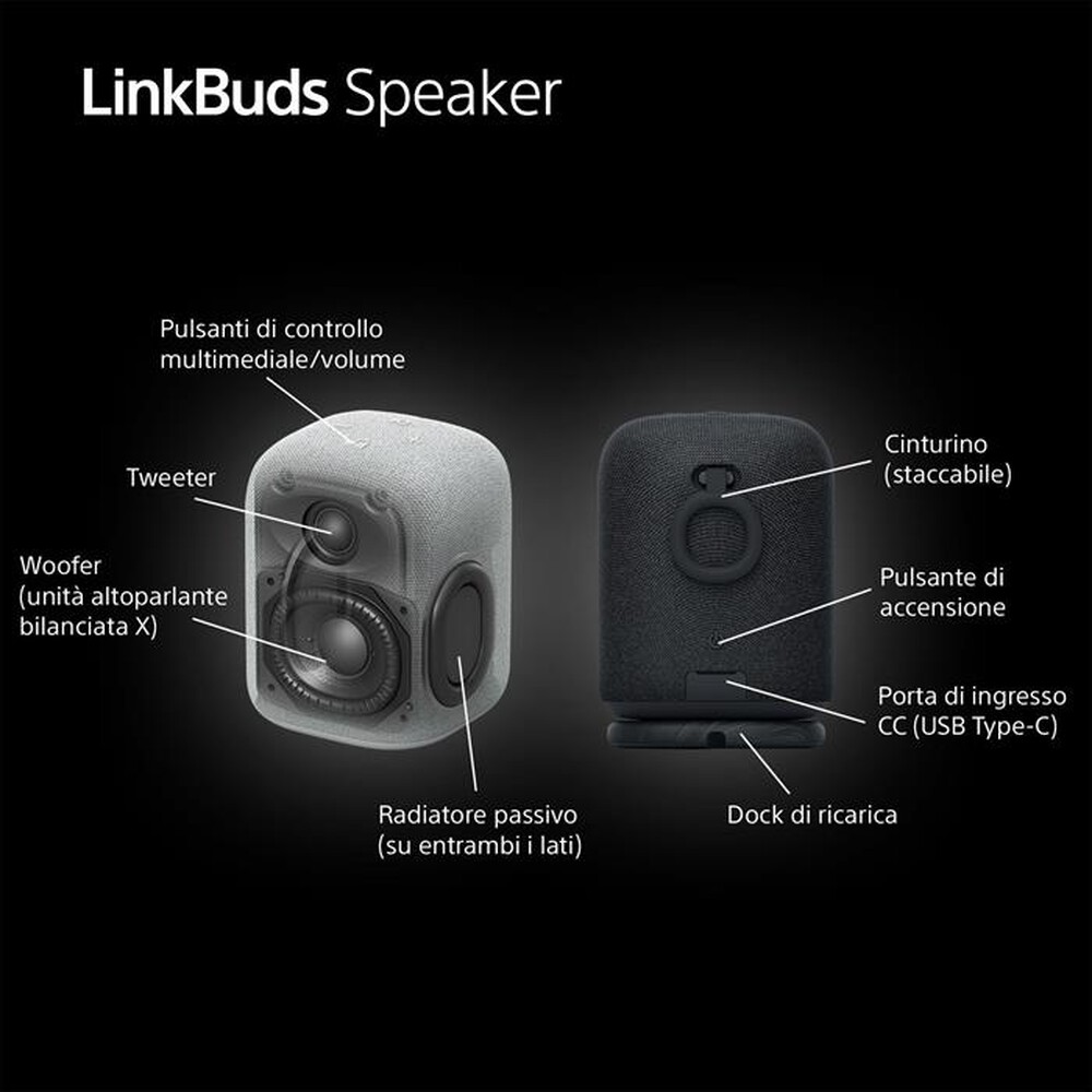 "SONY - Speaker SRSLS1B.CE7-nero"