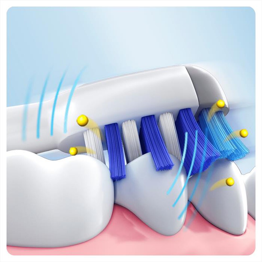 "ORAL-B - Testine TriZone, 3 Pezzi-Bianco"