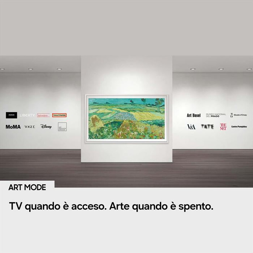 Immagine del prodotto SAMSUNG - Smart TV The Frame Pro QLED AI 65" QE65LS03HWUXZT-Black