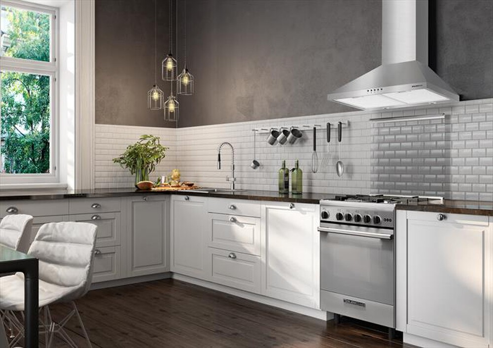 "GLEM GAS - Cappa decorativa a parete GHP645IX-INOX"
