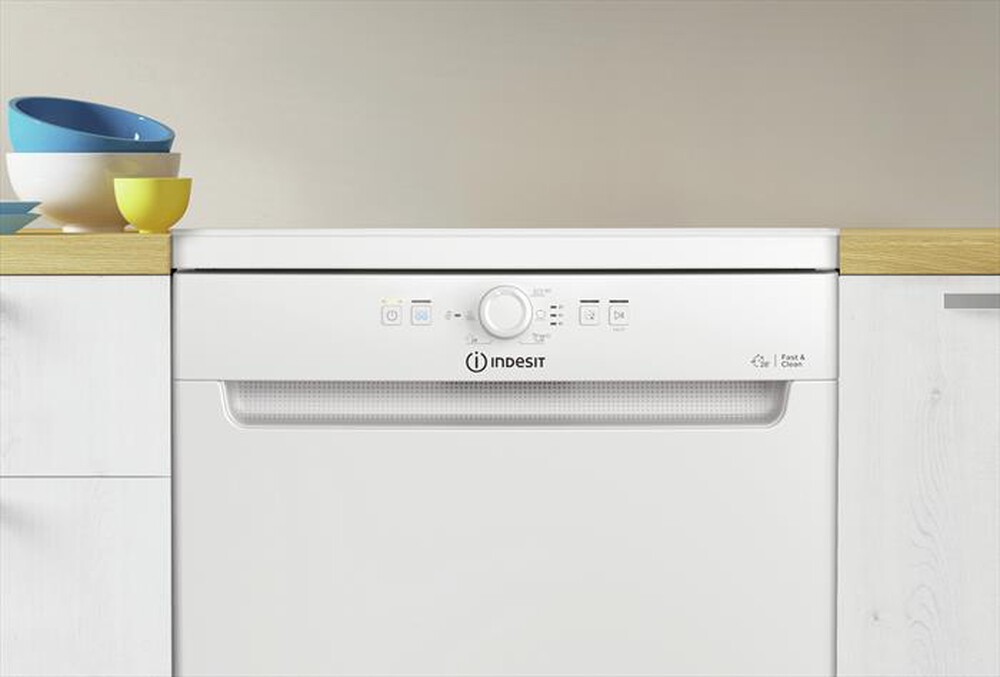 "INDESIT - Lavastoviglie D2F HK26 Classe E 14 coperti-Bianco"