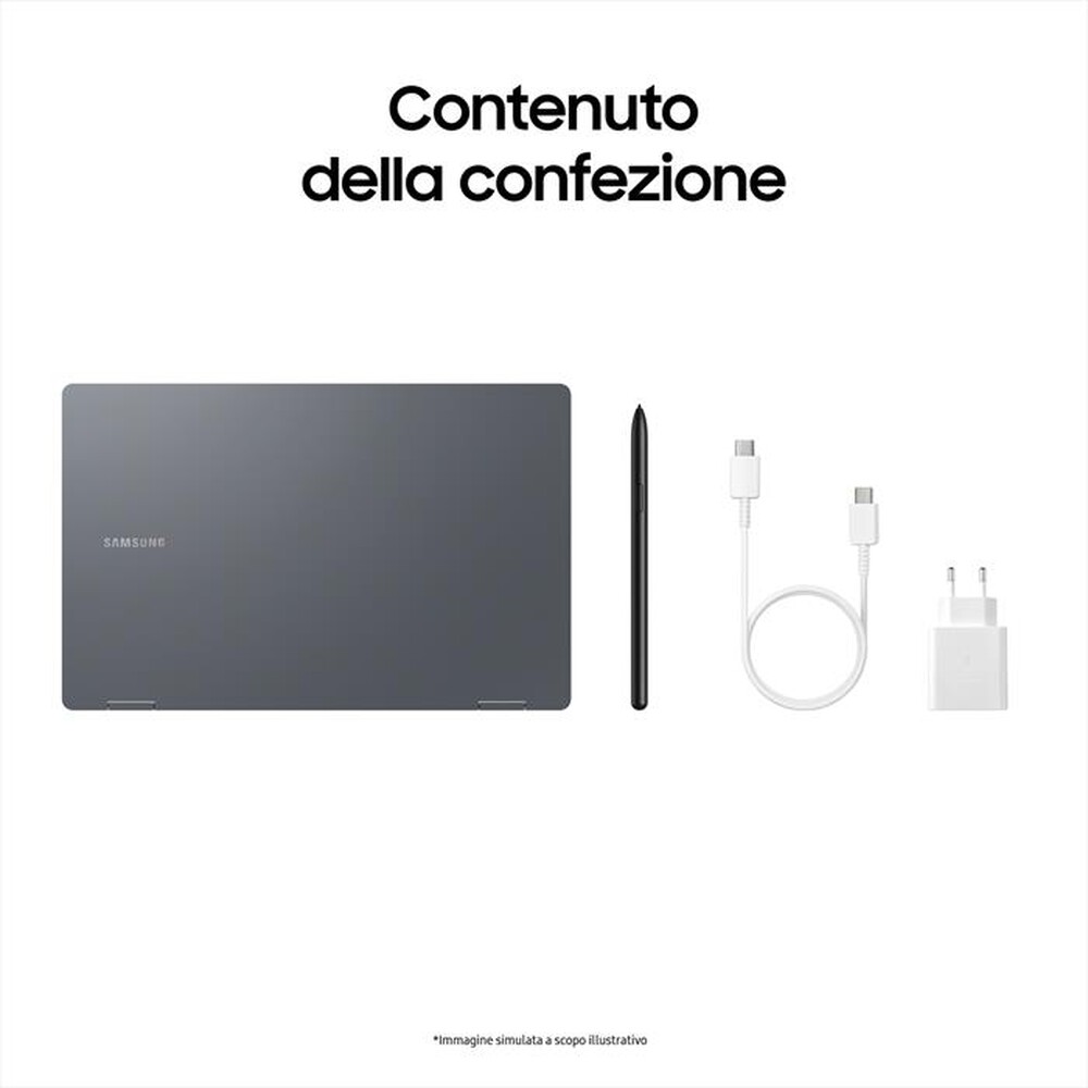 "SAMSUNG - Notebook GALAXY BOOK4 360-Gray"