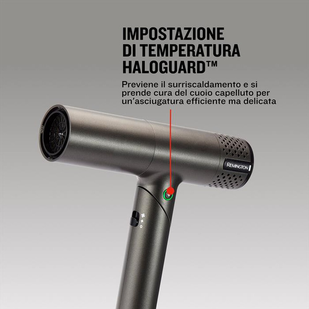 Immagine del prodotto REMINGTON - Asciugacapelli Digitale ONE Dry&Style EC6077-Grigio metallico