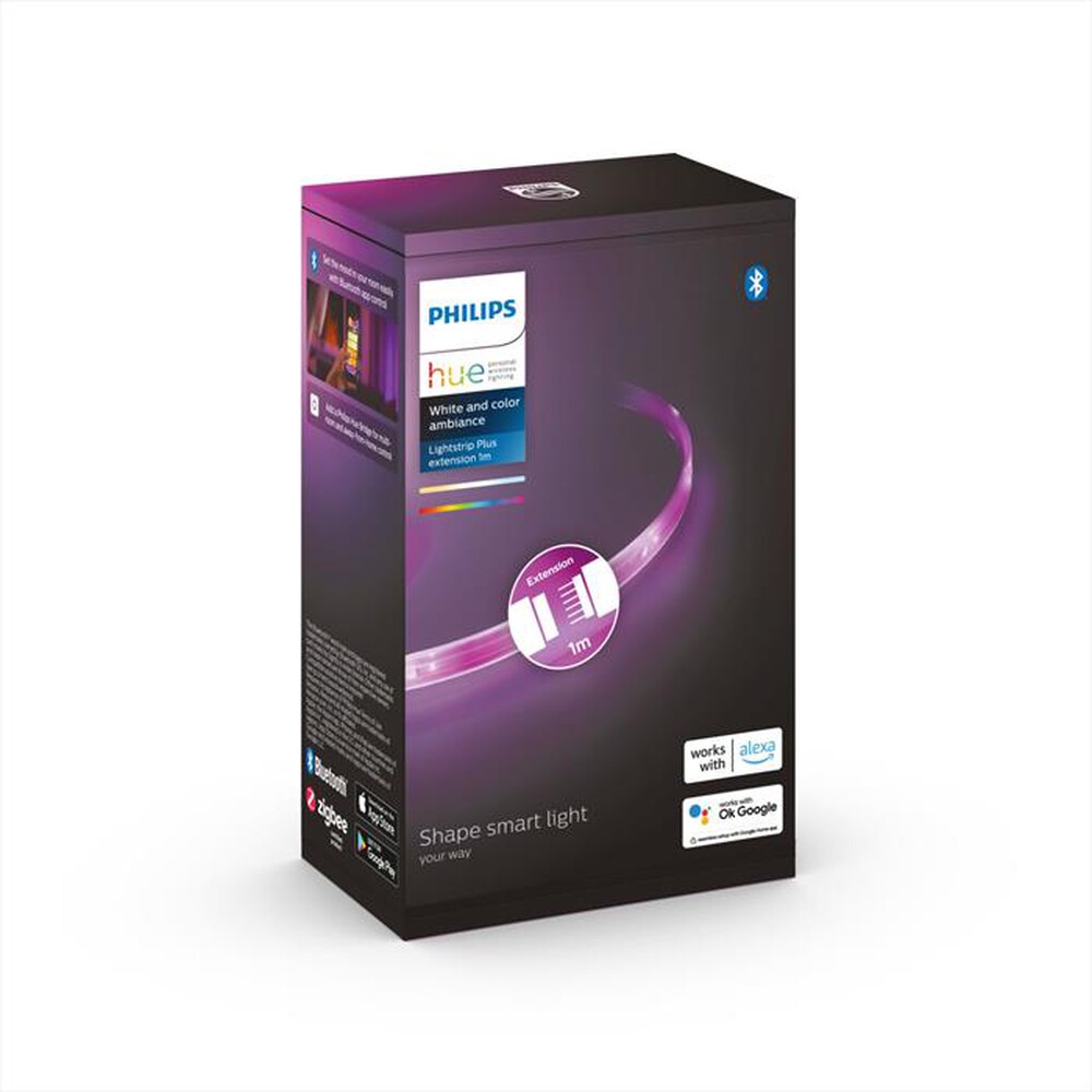"PHILIPS - HUE LIGHTSTRIP PLUS  ESTENSIONE V4 STRISCIA 1 M WH-Multicolore"