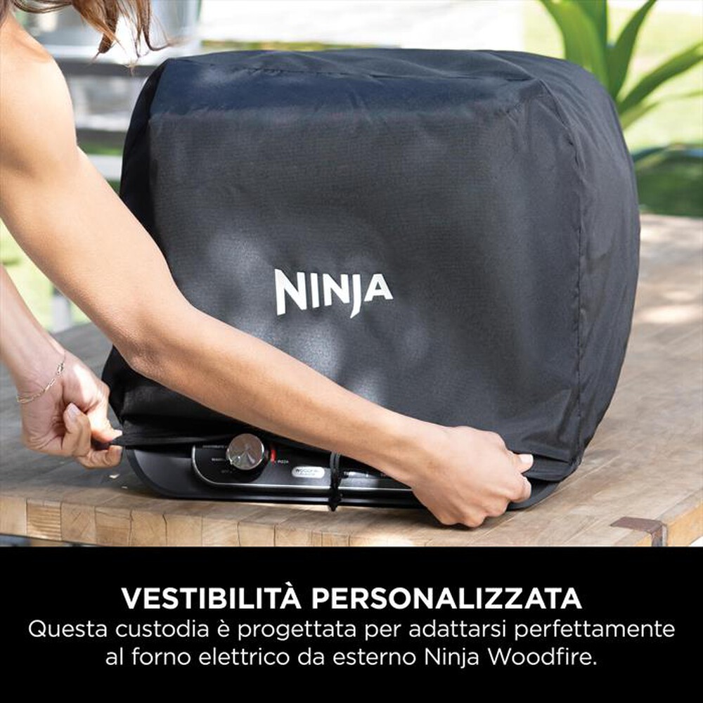 "NINJA - CUSTODIA PER FORNO ELETTRICO WOODFIRE-Nero"