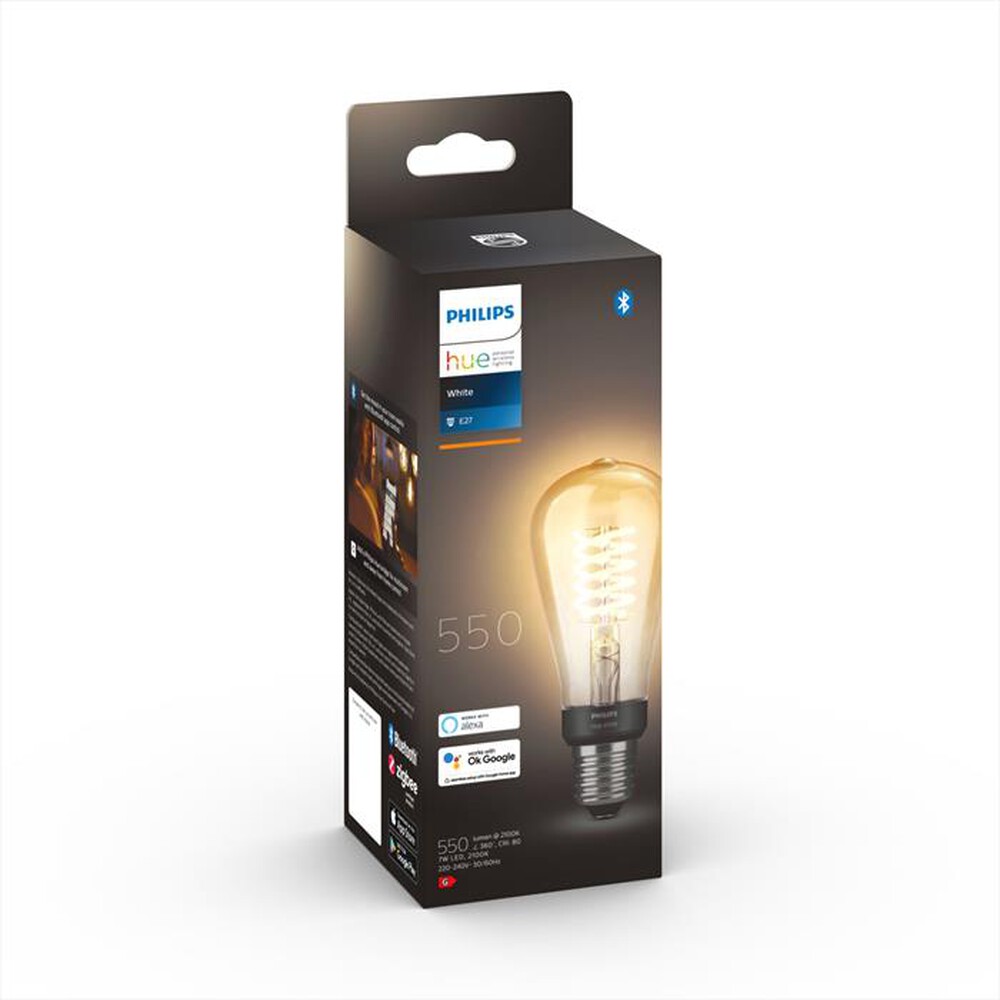 "PHILIPS - WHITE EDISON CON FILAMENTO ST64 E27"