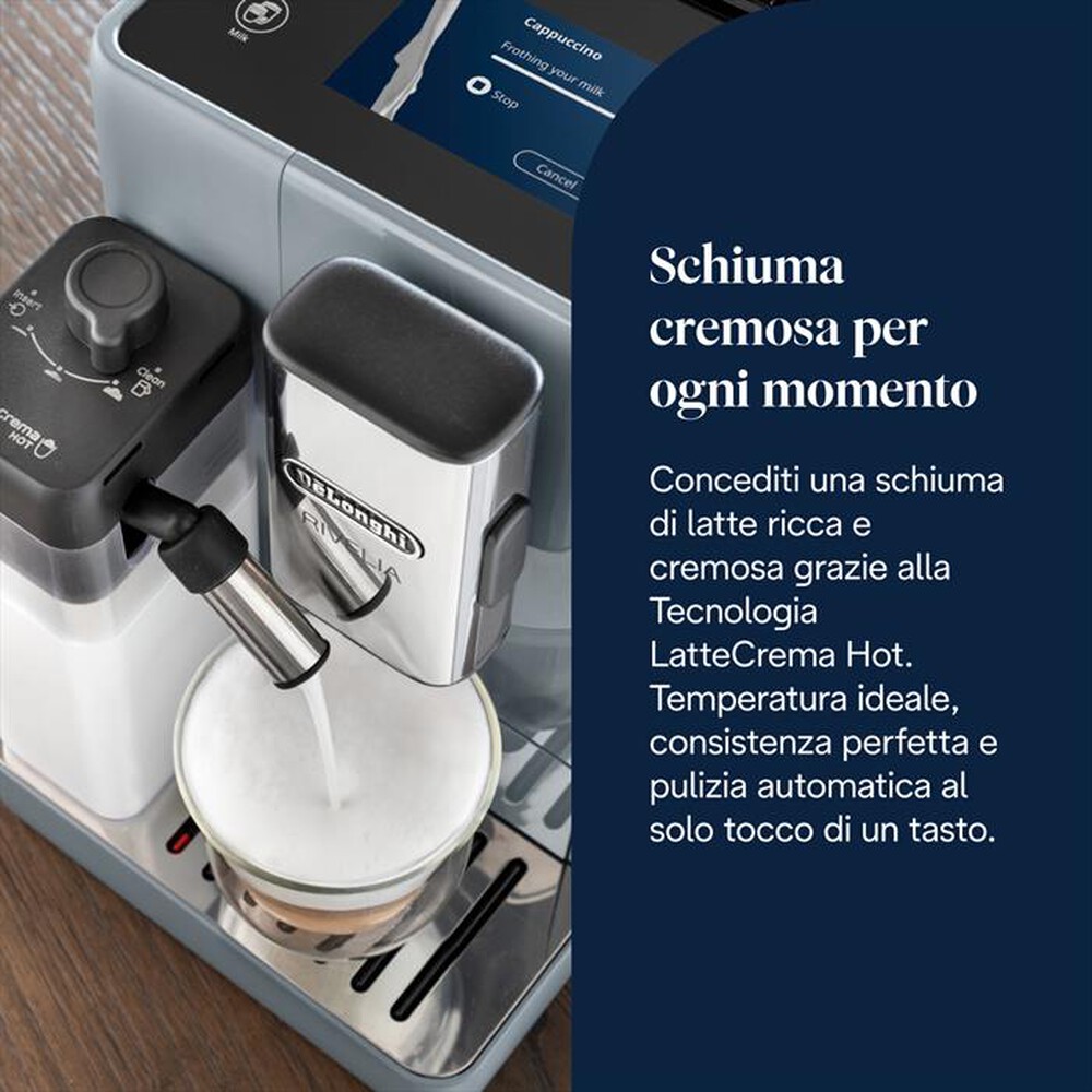Immagine del prodotto DE LONGHI - Macchina da caff&egrave; automatica RIVELIA EXAM440.55.G-Grigio (pebble grey)