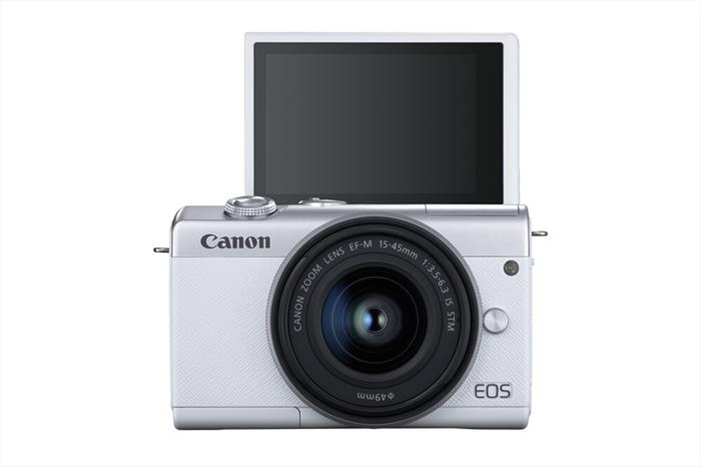 "CANON - EOS M200 WHITE + EF-M 15-45 MM-White/Silver"
