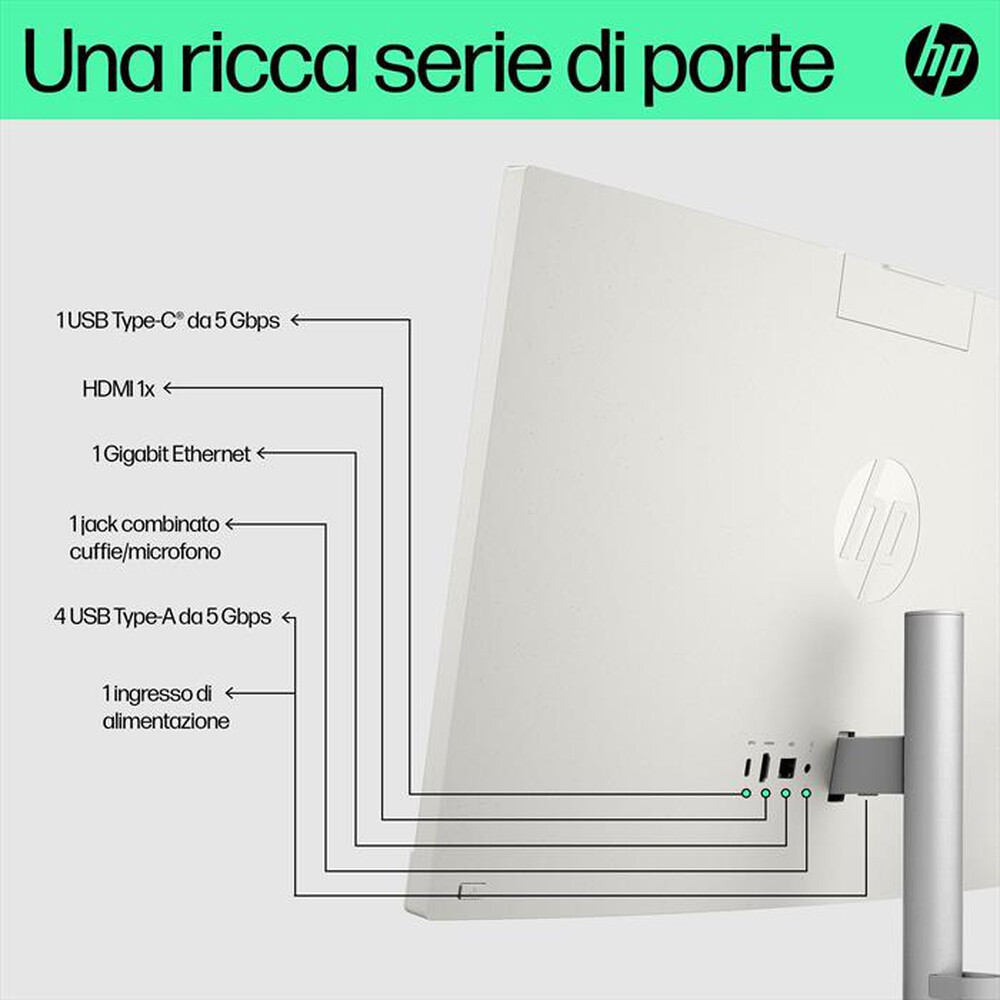 "HP - Desktop ALL-IN-ONE 24-CR0046NL-Shell White"
