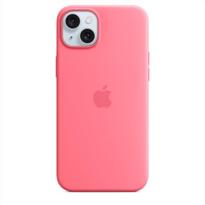 APPLE - Custodia MagSafe in silicone per iPhone 15 Plus-Rosa