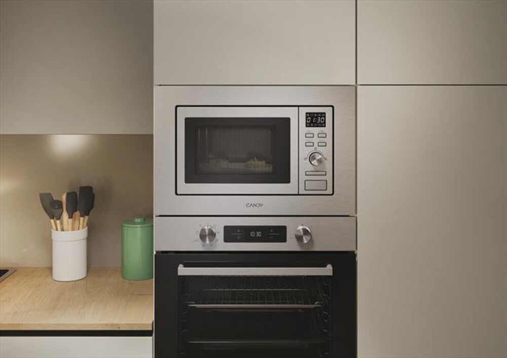 "CANDY - Forno microonde da incasso CA20FMW7NG-Acciaio inox"