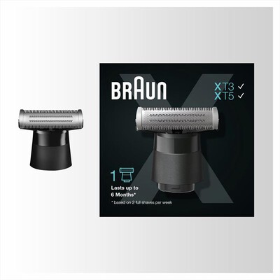 BRAUN - SERIES X LAMA DI RICAMBIO XT10-NERO,  BRAUN - SERIES X LAMA DI RICAMBIO XT10-NERO