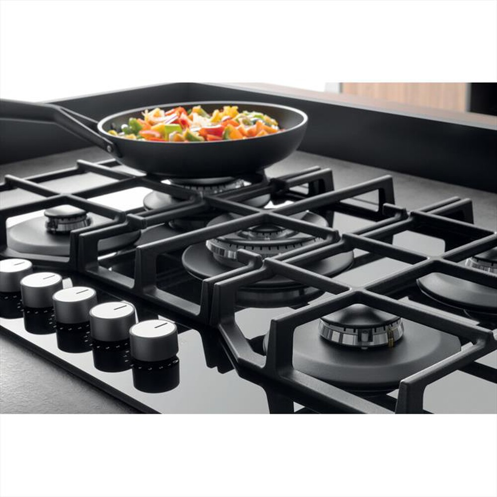 "HOTPOINT ARISTON - Piano cottura a gas HAGS 72F/BK HOB OA 5 fuochi"