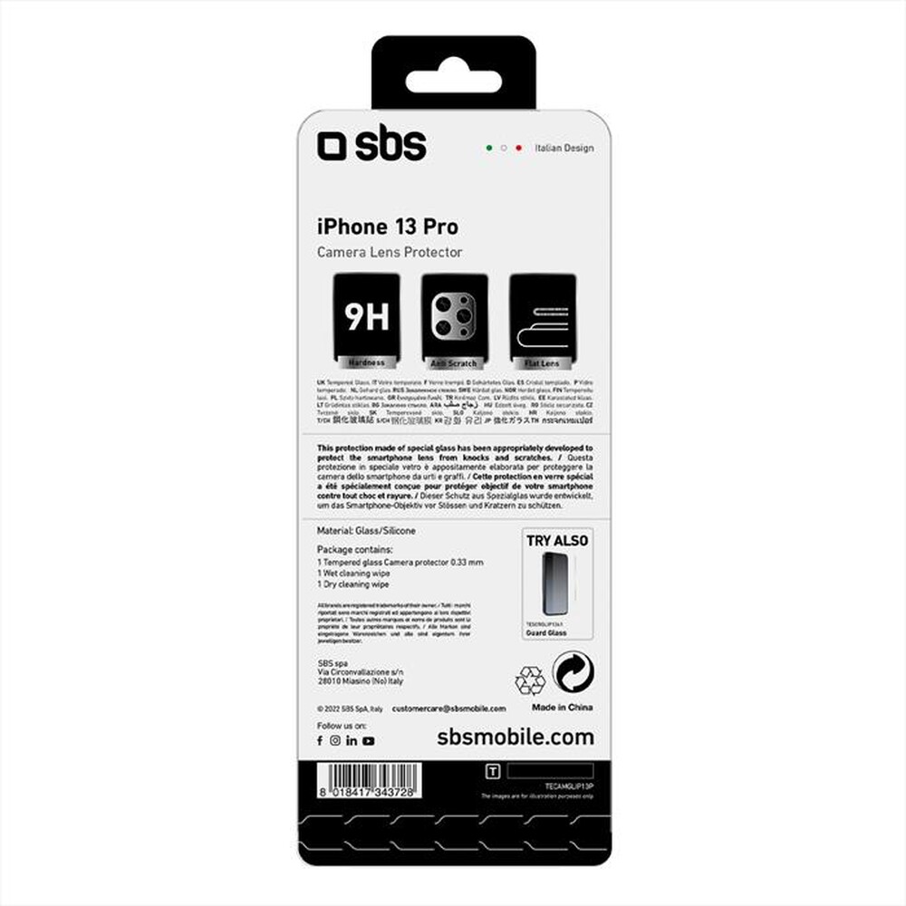 "SBS - TECAMGLIP13P-Trasparente"