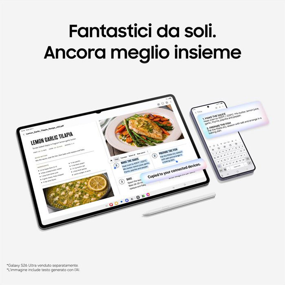 Immagine del prodotto SAMSUNG - GALAXY TAB S12 ULTRA 256GB WI-FI-Gray