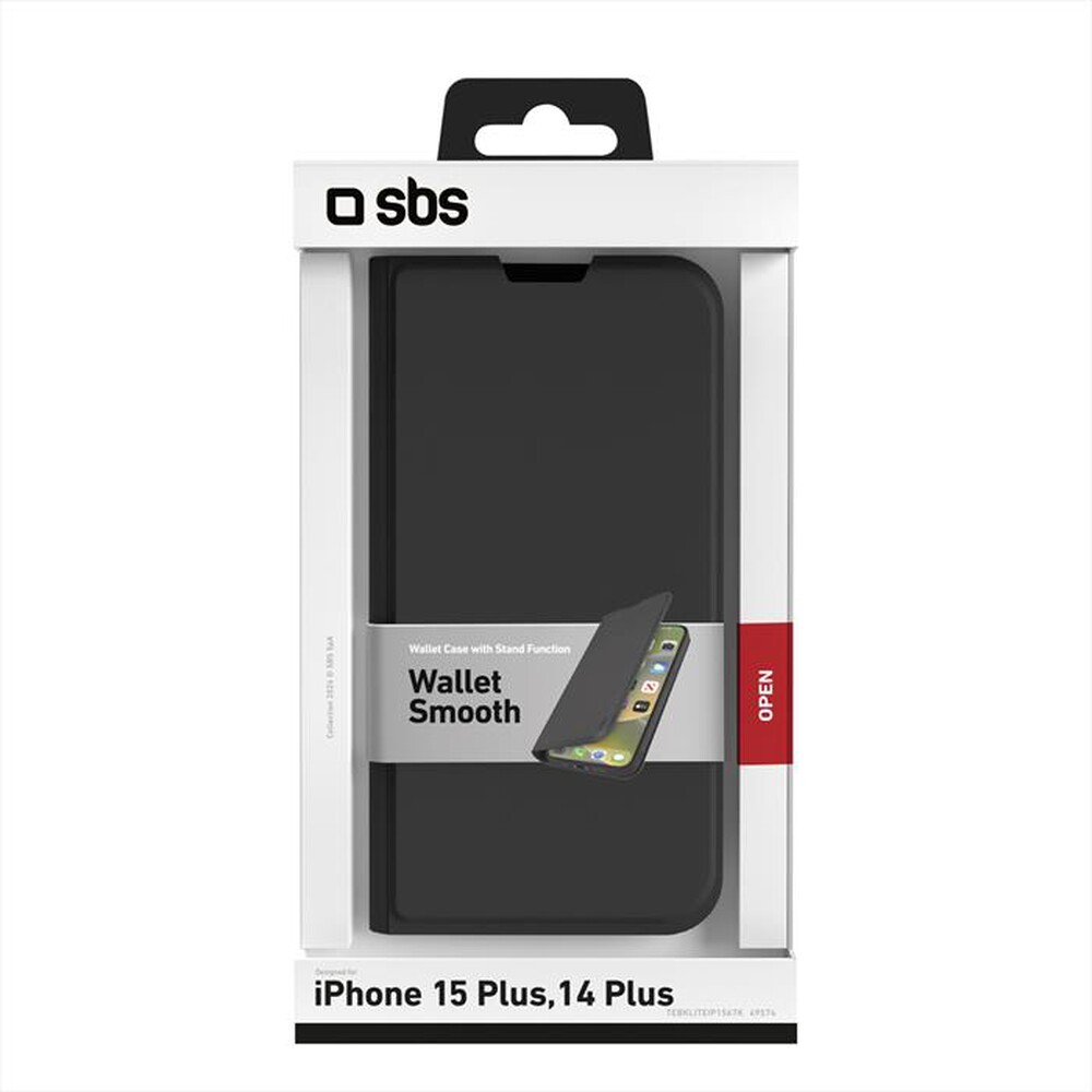 Immagine del prodotto SBS - Custodia TEBKLITEIP1567K per  iPhone 15 Plus-Nero